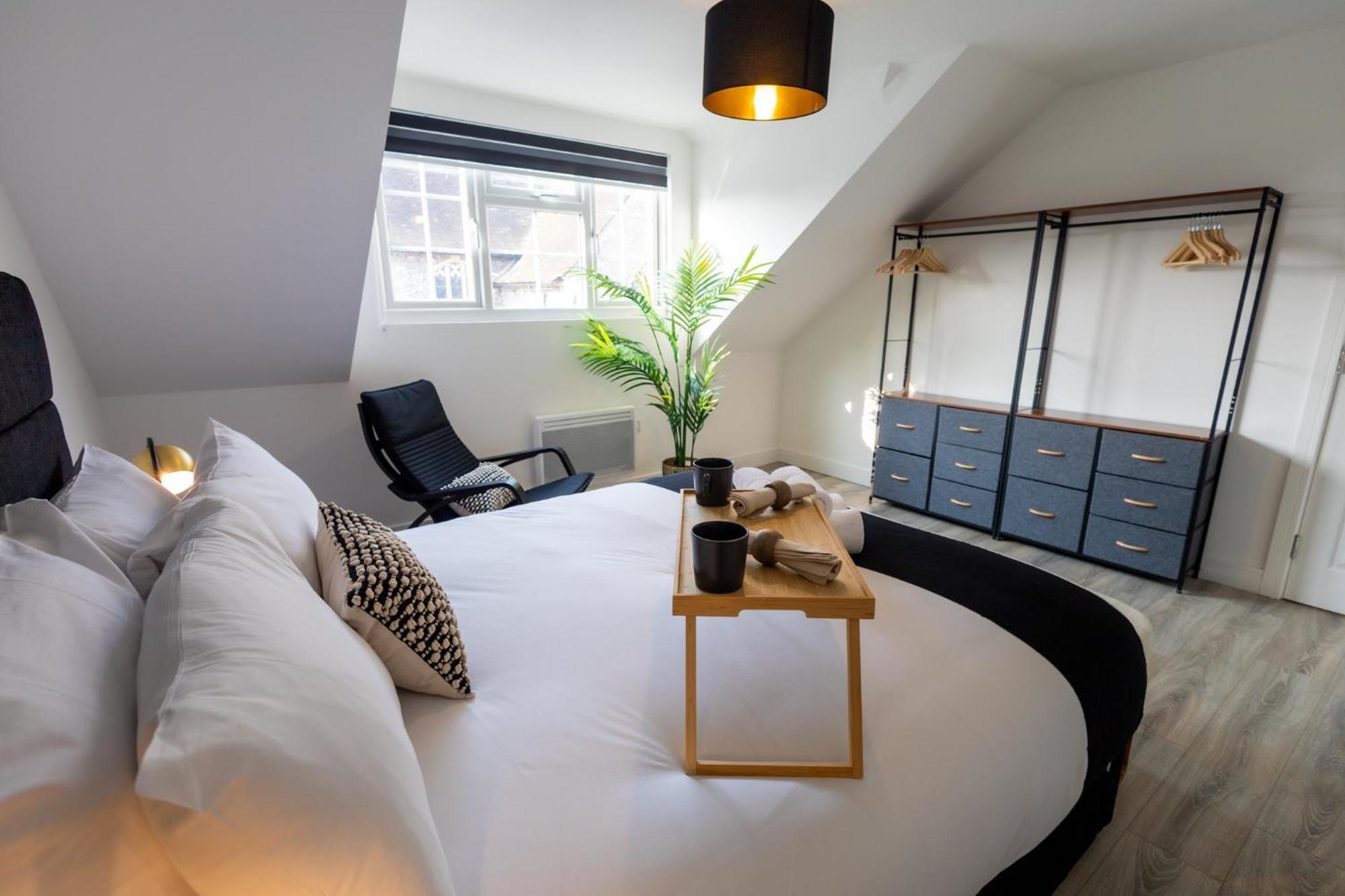 Contemporary 3Br Flat In Watford Apartment Watford  Bagian luar foto